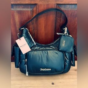 Juicy Couture Black Puffer Shoulder Bag
